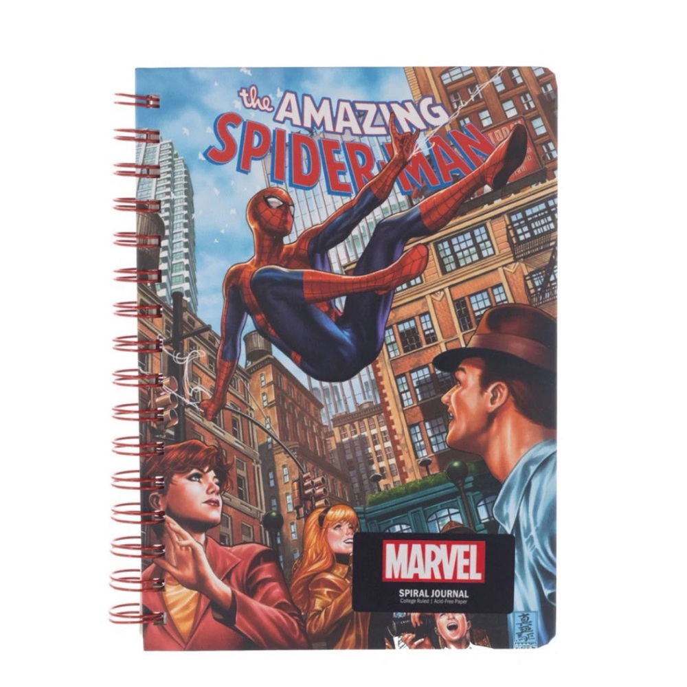 MARVEL SPIDER-MAN COMIC COVER SPIRAL JOURNAL
